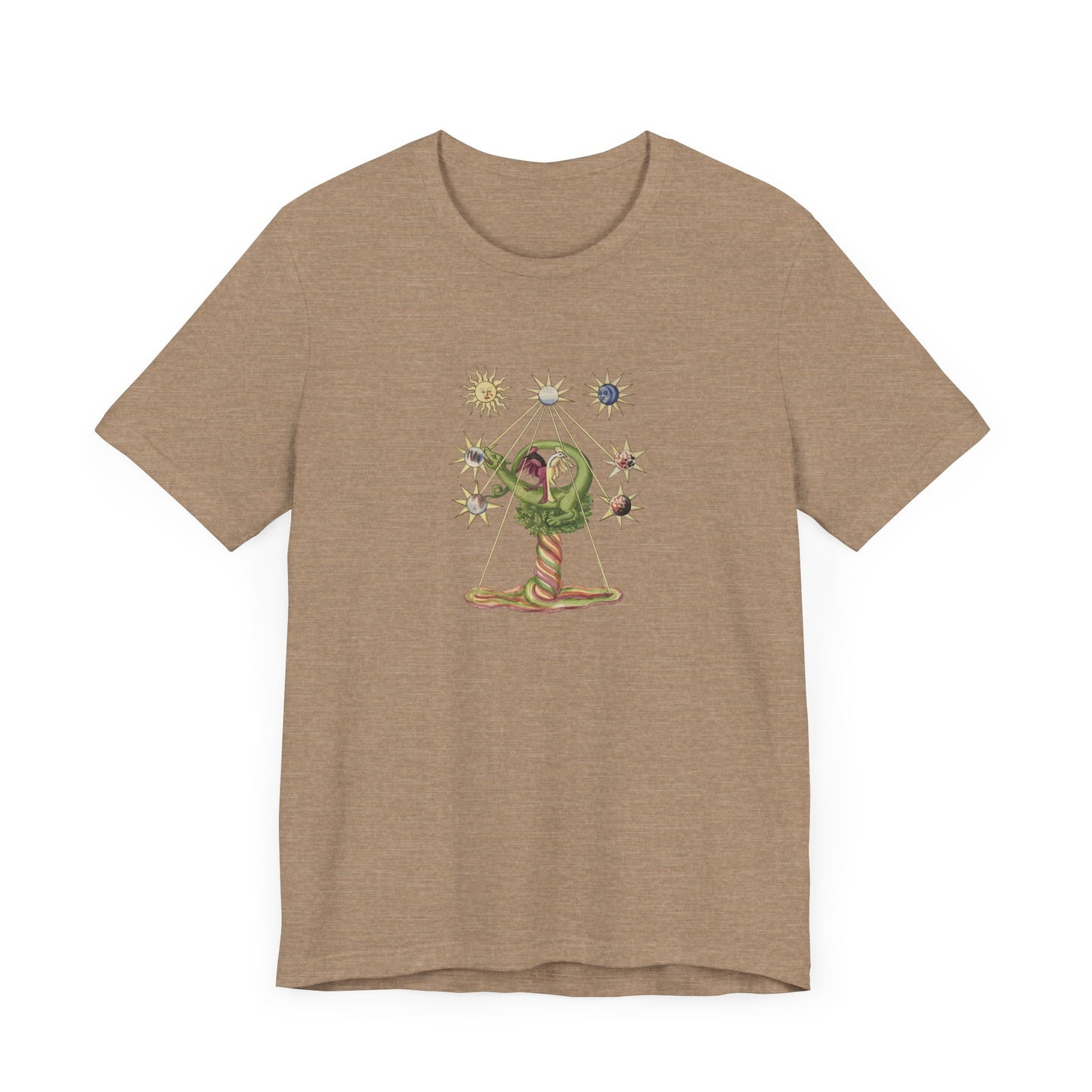 Alchemical Dragon and Two-Headed Bird T-Shirt