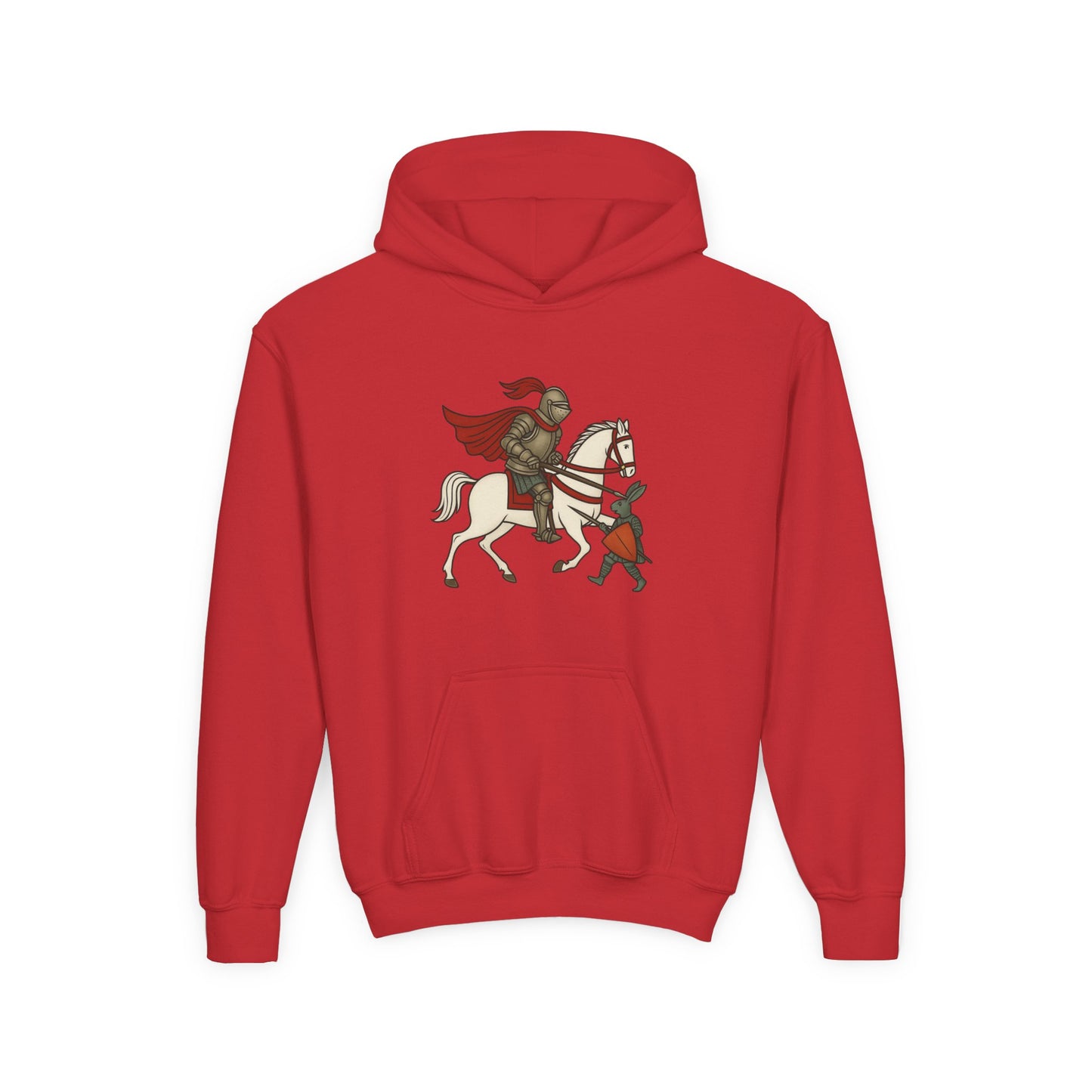 Knight & Hare - Medieval Humor - Kid's Hoodie