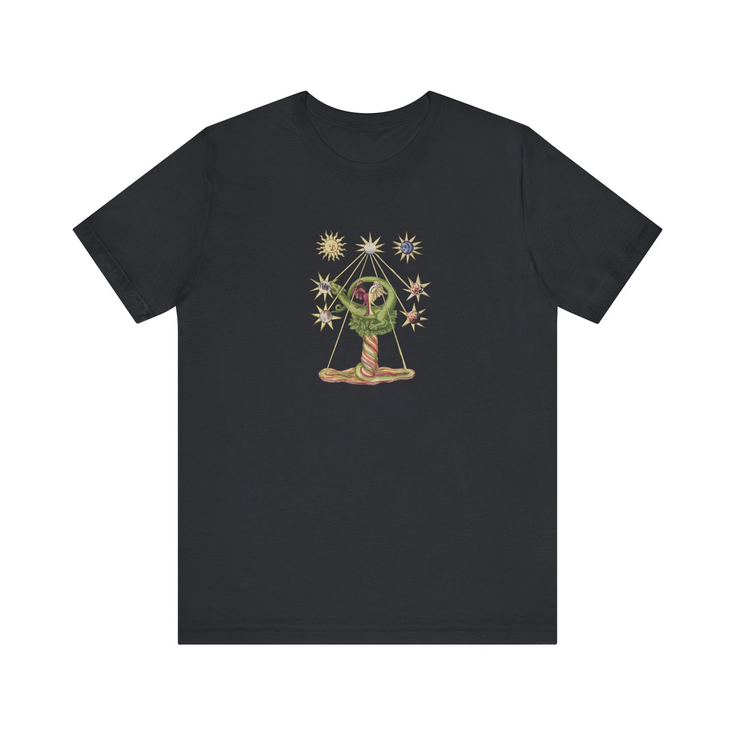 Alchemical Dragon and Two-Headed Bird T-Shirt