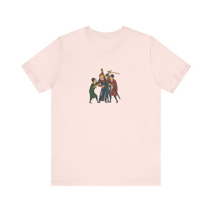Reinmar von Brennenberg Tapestry, Codex Manesse, Medieval German Art Tee