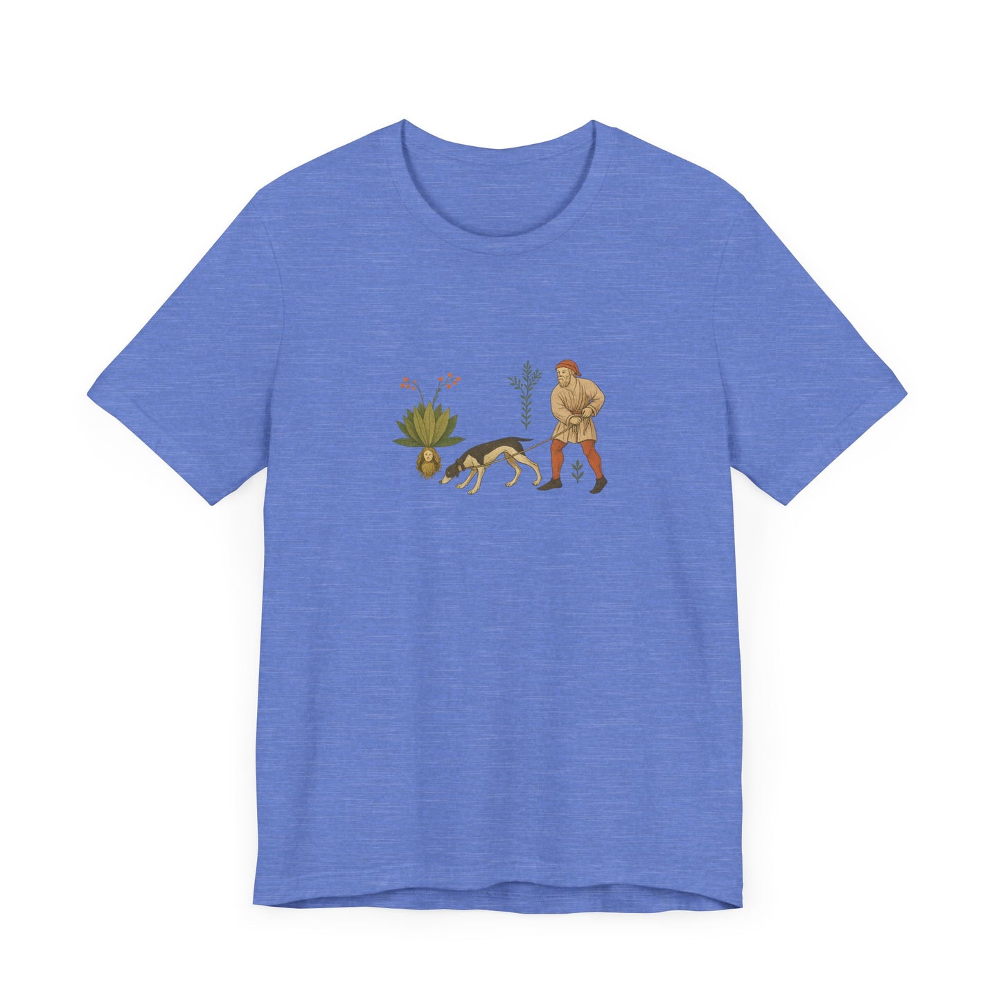 Good Medicine Dogge, Medieval Art Tacuinum Sanitatis Unisex Tee