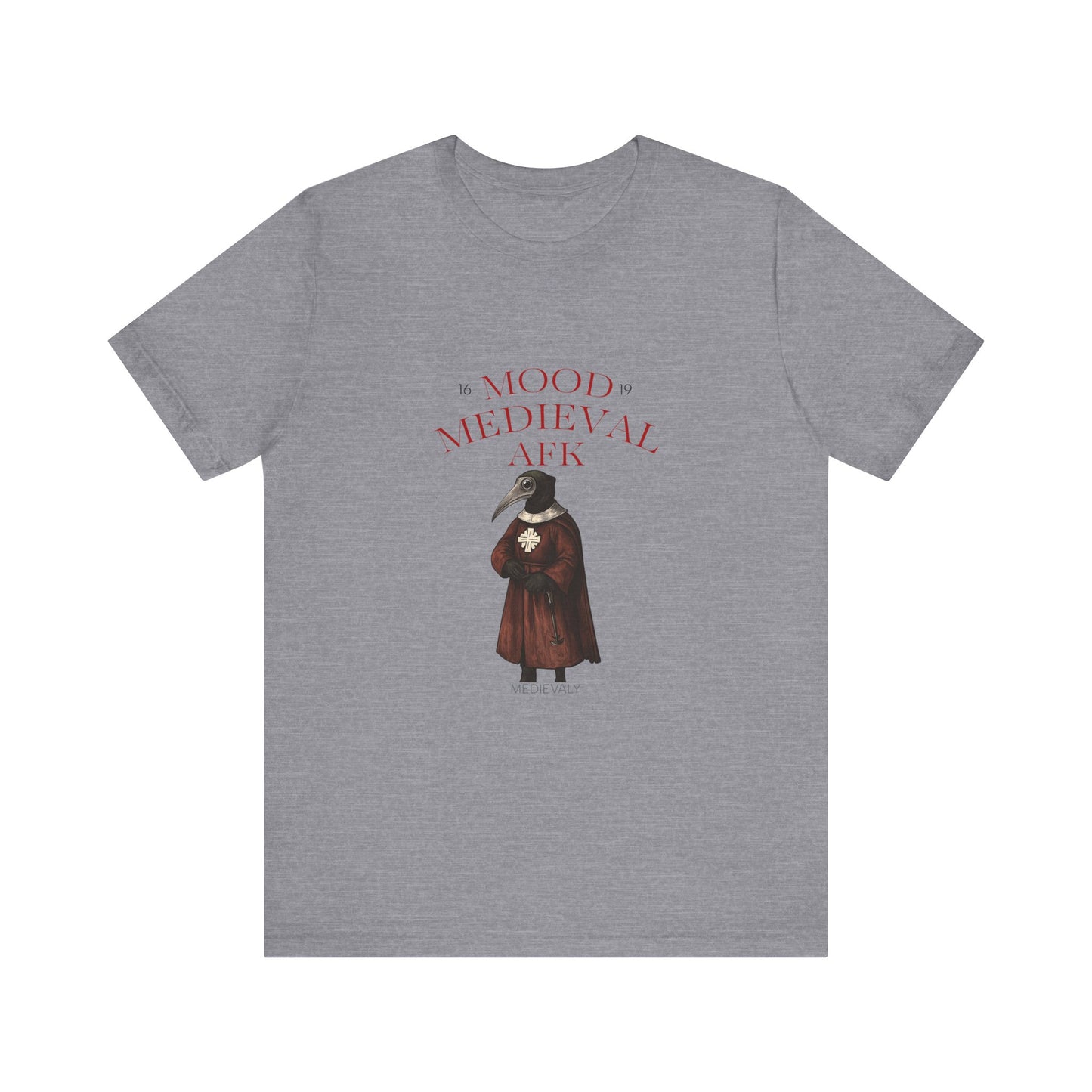 Hanseatic Art, Medieval Plague Doctor MOOD MEDIEVAL AFK Unisex Softstyle Tee