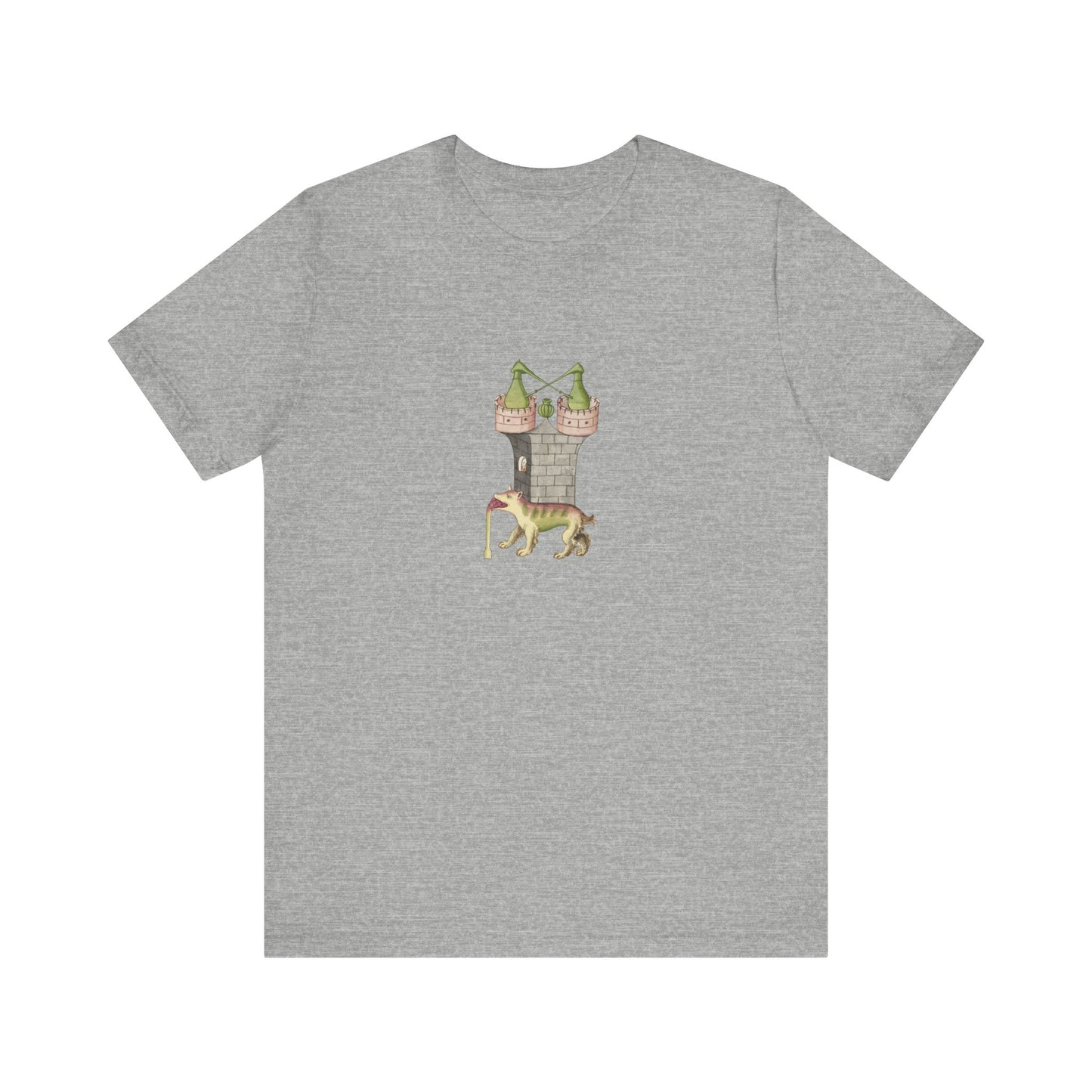 The Alchemical Tower & Vomiting Gold Dog Symbol Tee