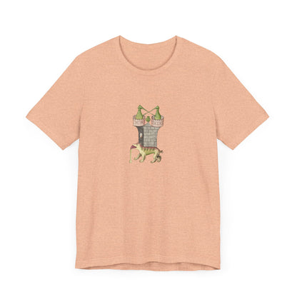 The Alchemical Tower & Vomiting Gold Dog Symbol Tee
