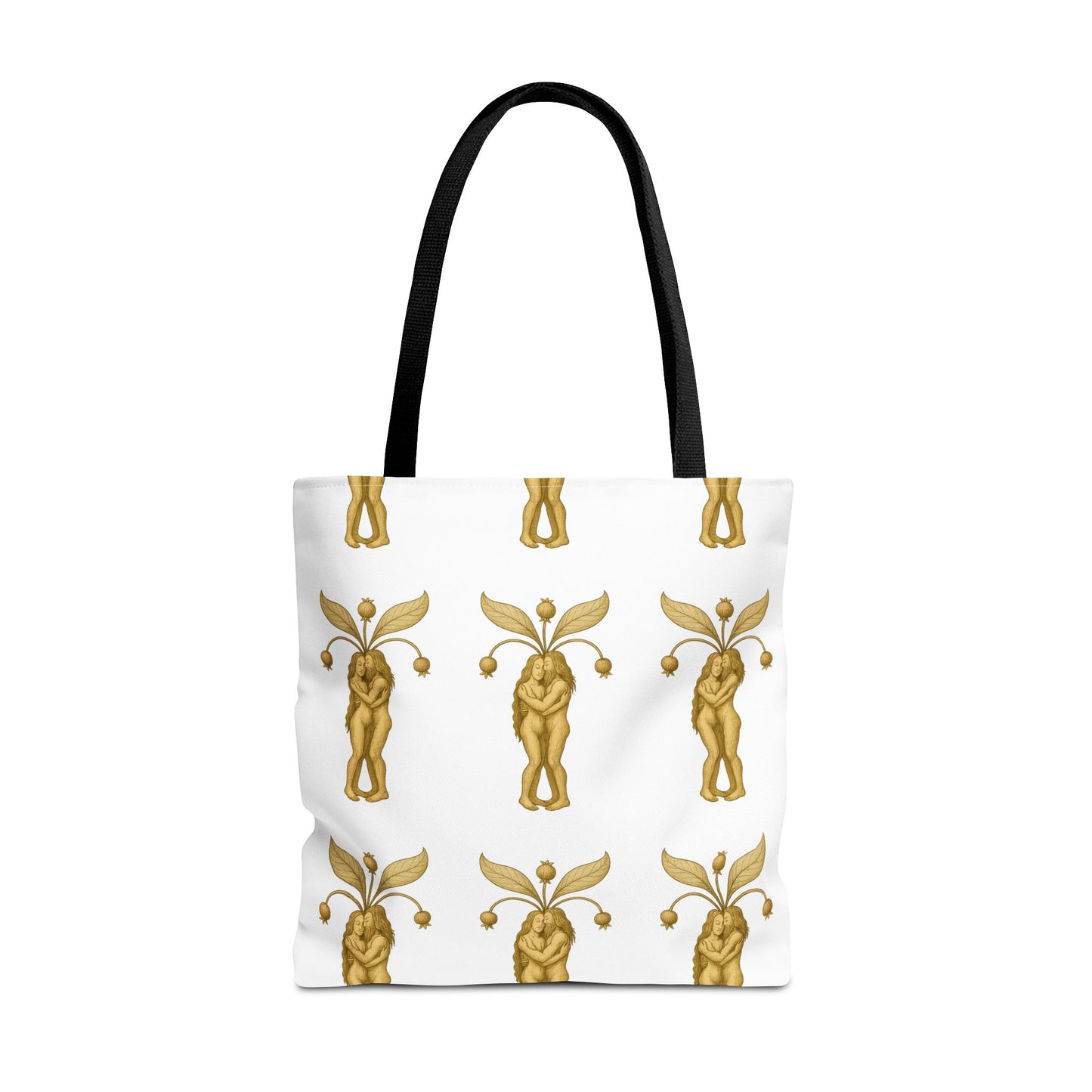 Mandrakes in Love, Mythical Root Romance Tote Bag