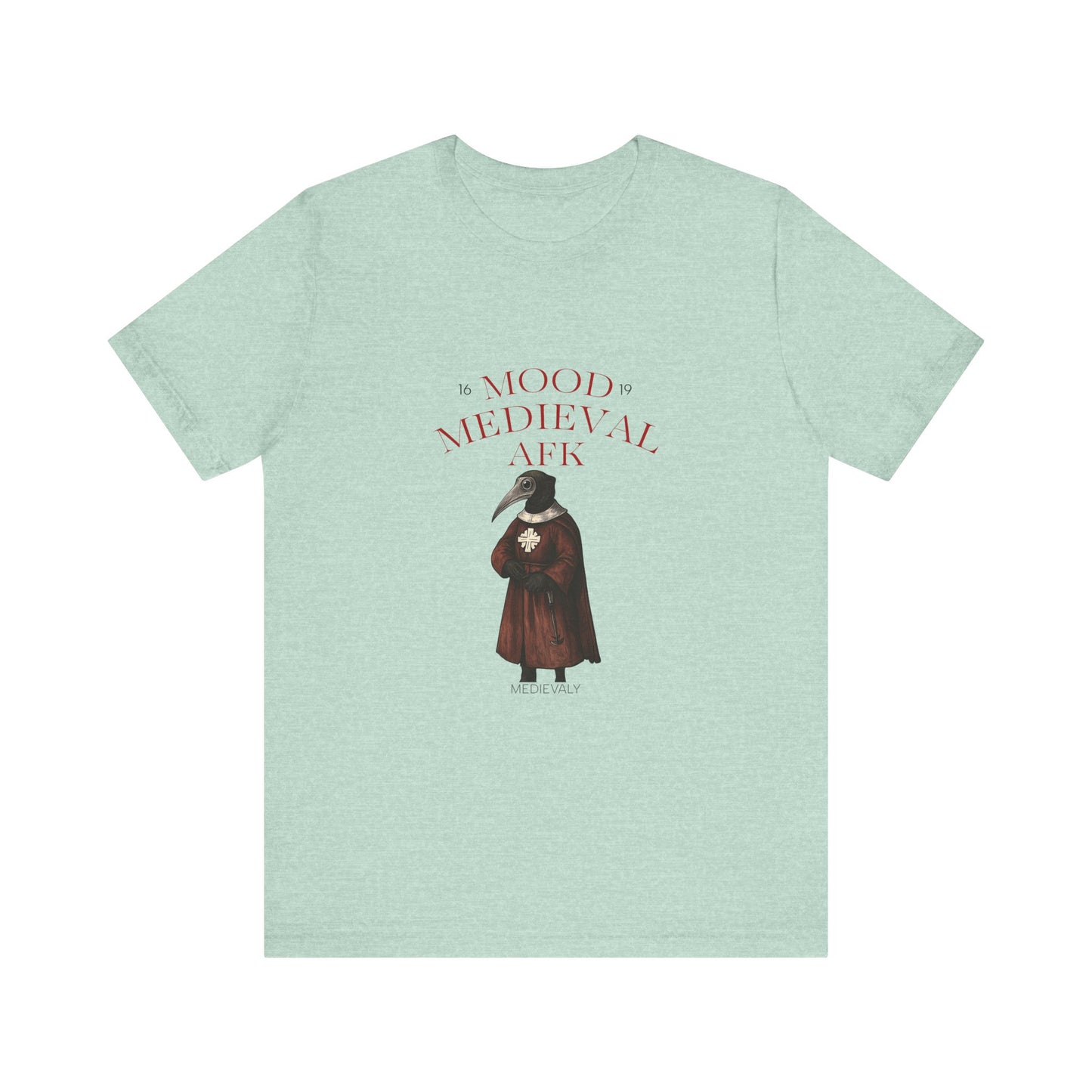 Hanseatic Art, Medieval Plague Doctor MOOD MEDIEVAL AFK Unisex Softstyle Tee