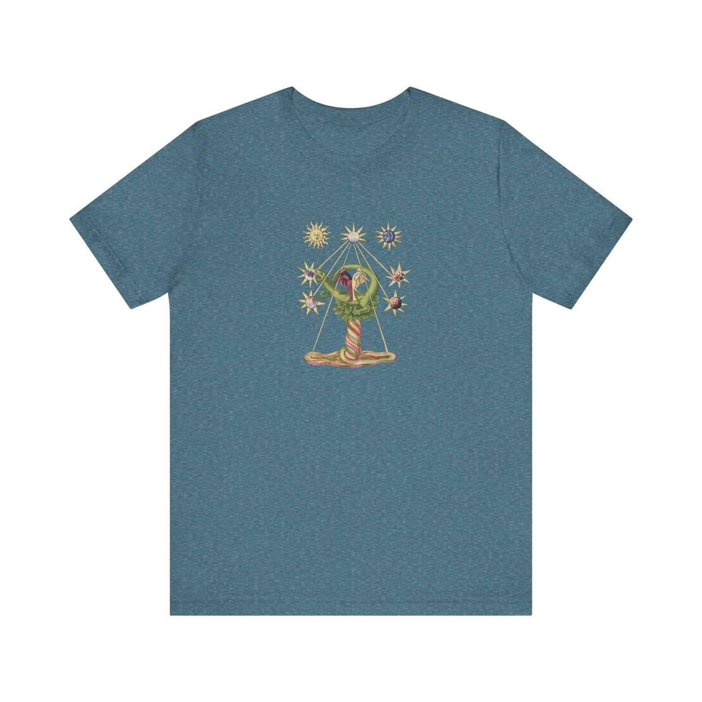 Alchemical Dragon and Two-Headed Bird T-Shirt