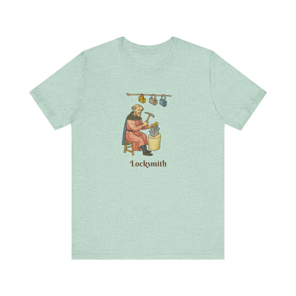 Medieval Career Series, The Locksmith Albrecht the Iron Guardian T-shirt
