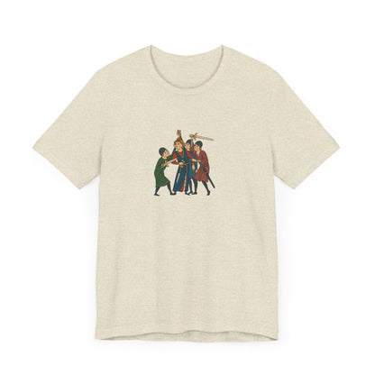 Reinmar von Brennenberg Tapestry, Codex Manesse, Medieval German Art Tee