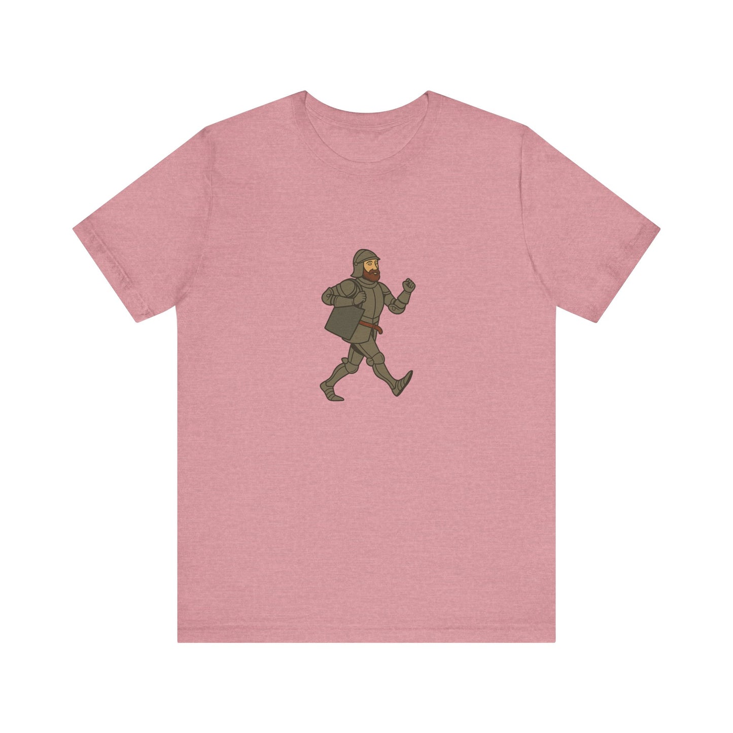 Knight on the Go - Medieval Humor - Urban Chivalry Unisex Heavy Cotton Women T-shirt