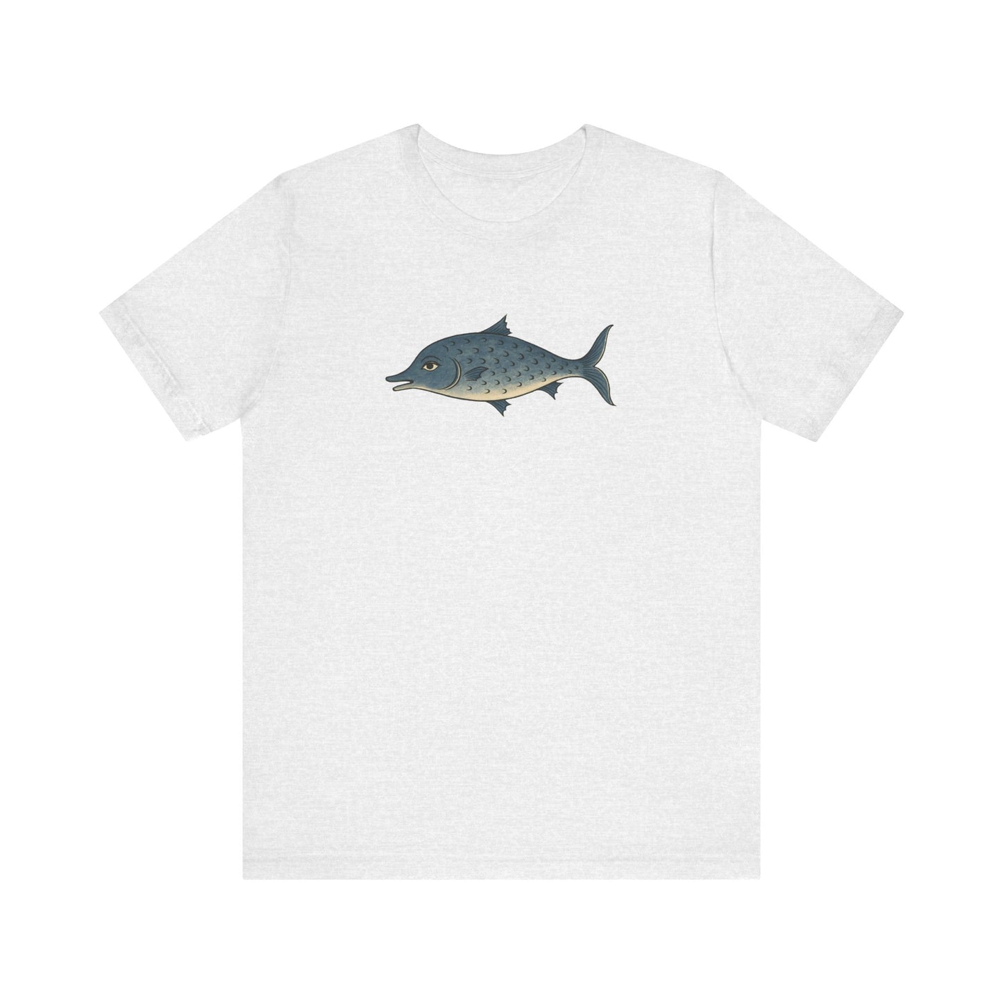 The Smiling Medieval Fish Art T-shirt