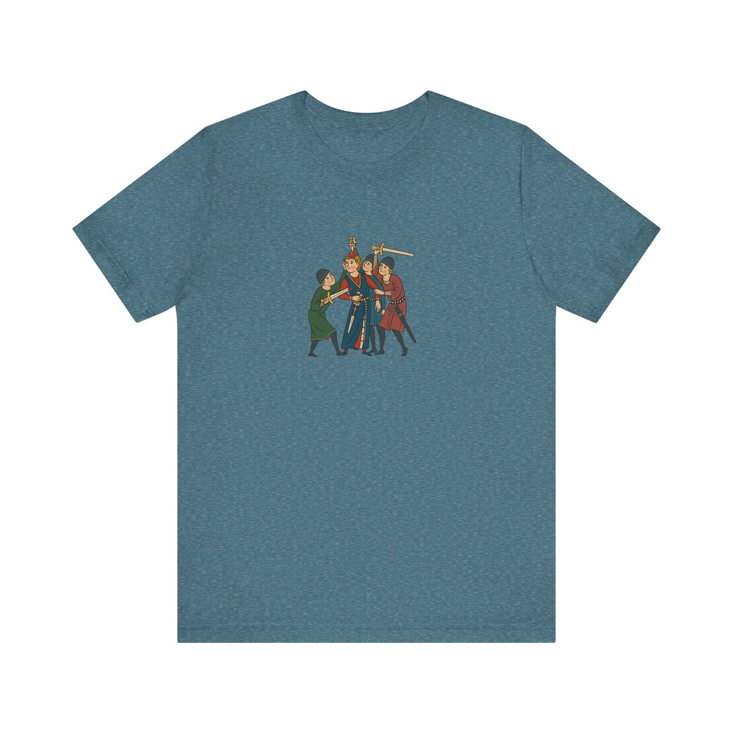 Reinmar von Brennenberg Tapestry, Codex Manesse, Medieval German Art Tee