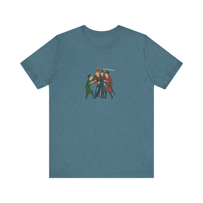 Reinmar von Brennenberg Tapestry, Codex Manesse, Medieval German Art Tee