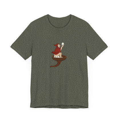 The Eggman Monk, 14th Century Medieval Manuscript T-shirt