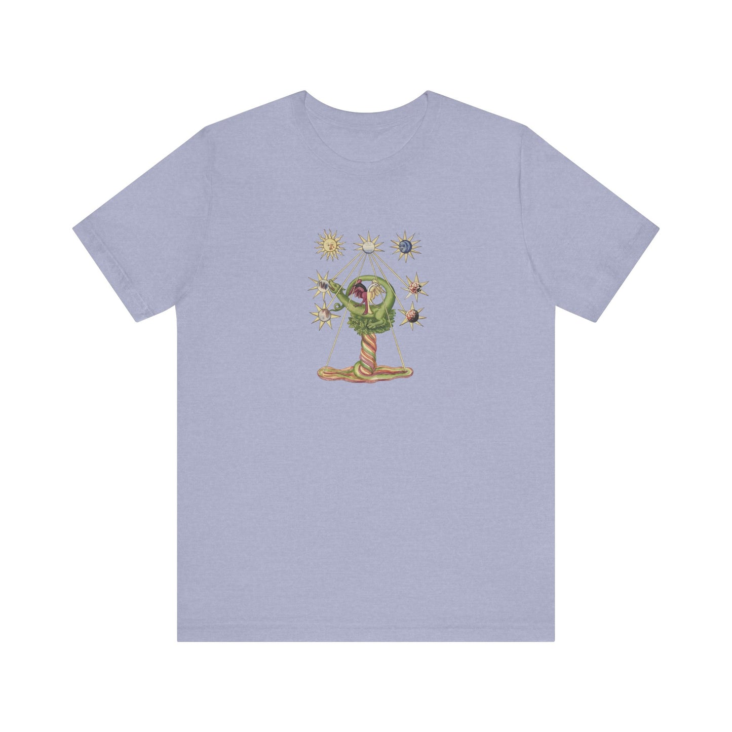 Alchemical Dragon and Two-Headed Bird T-Shirt