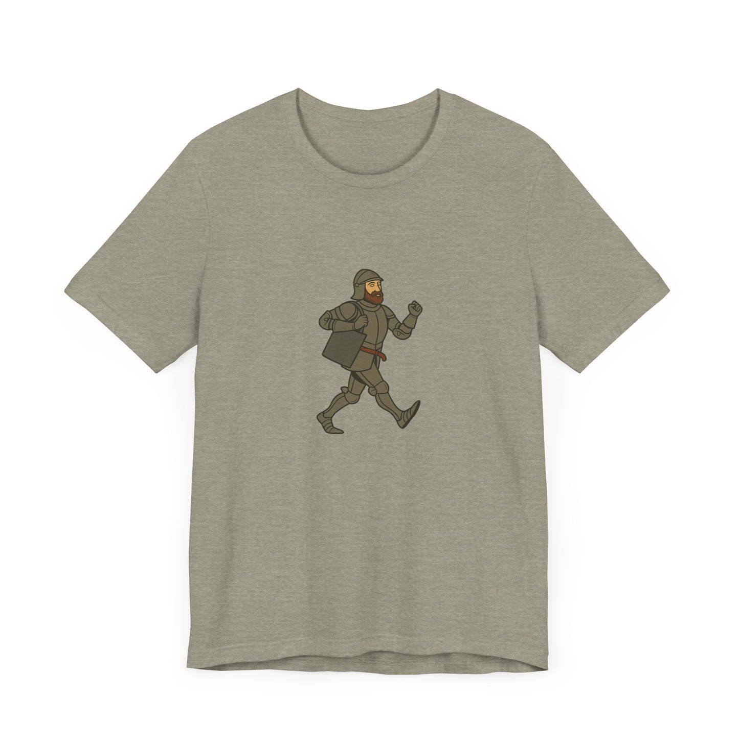 Knight on the Go - Medieval Humor - Urban Chivalry Unisex Heavy Cotton Women T-shirt
