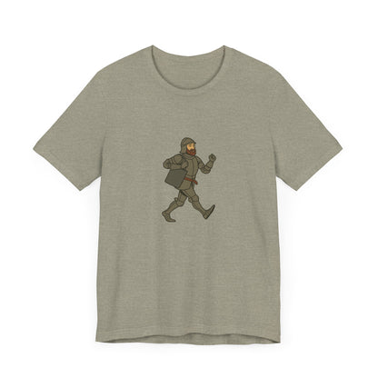 Knight on the Go - Medieval Humor - Urban Chivalry Unisex Heavy Cotton Women T-shirt