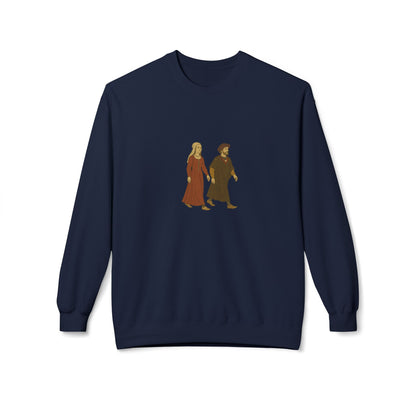 Hanseatic Art, Hansapäevad Medieval Couple Sweatshirt
