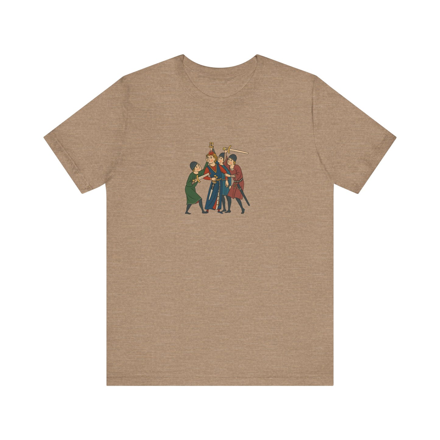 Reinmar von Brennenberg Tapestry, Codex Manesse, Medieval German Art Tee