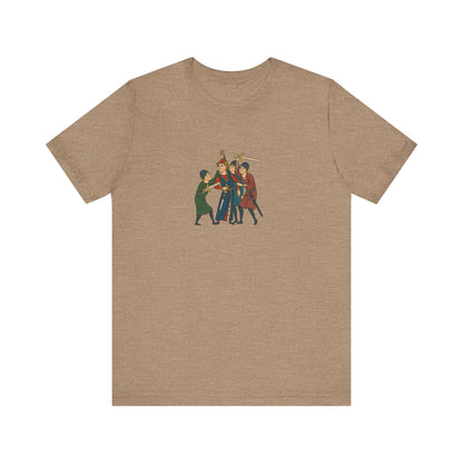 Reinmar von Brennenberg Tapestry, Codex Manesse, Medieval German Art Tee