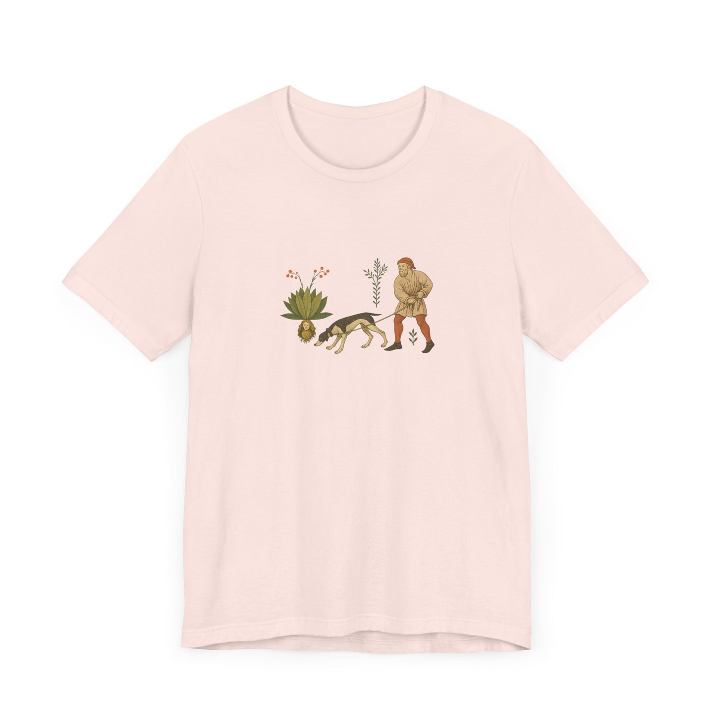 Good Medicine Dogge, Medieval Art Tacuinum Sanitatis Unisex Tee