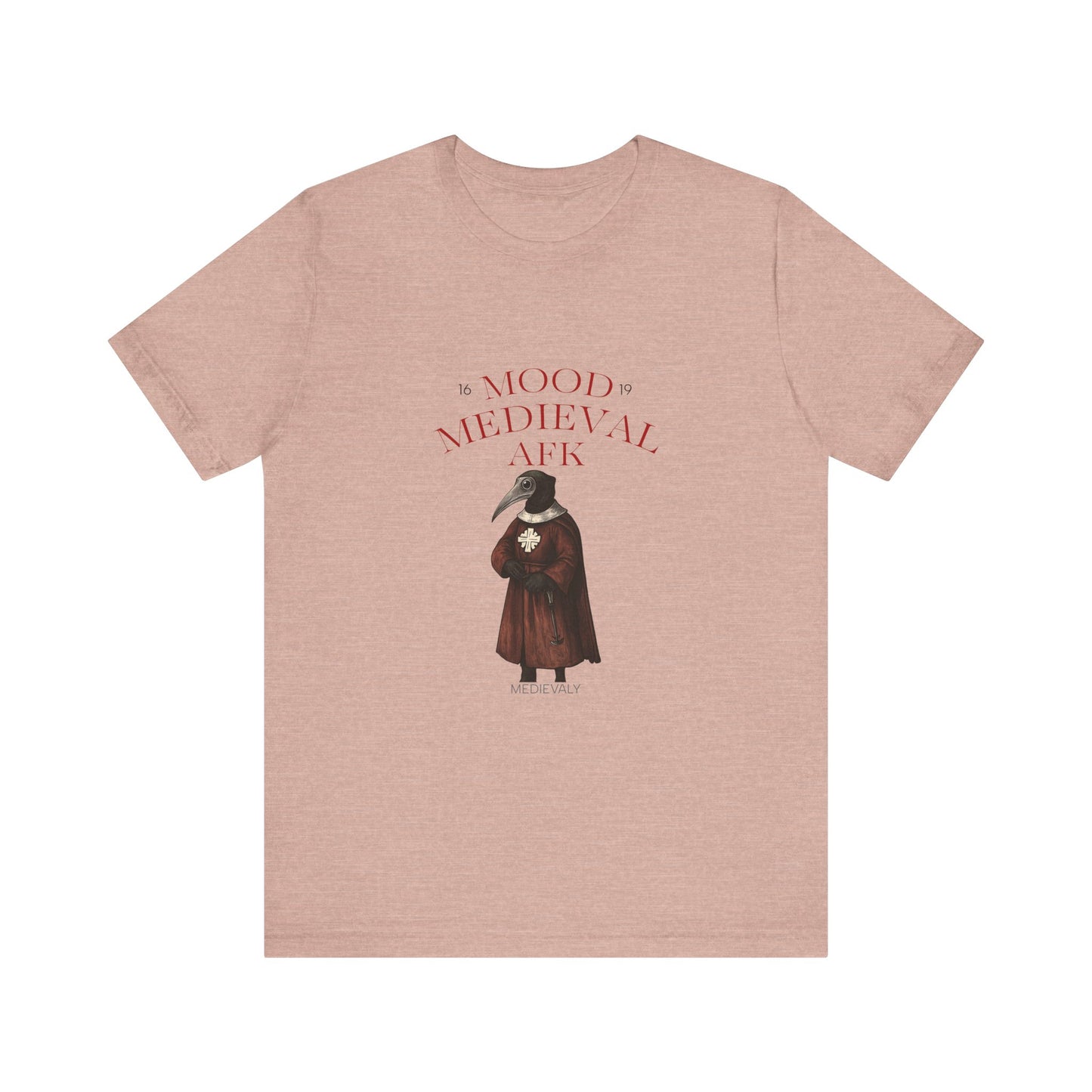Hanseatic Art, Medieval Plague Doctor MOOD MEDIEVAL AFK Unisex Softstyle Tee
