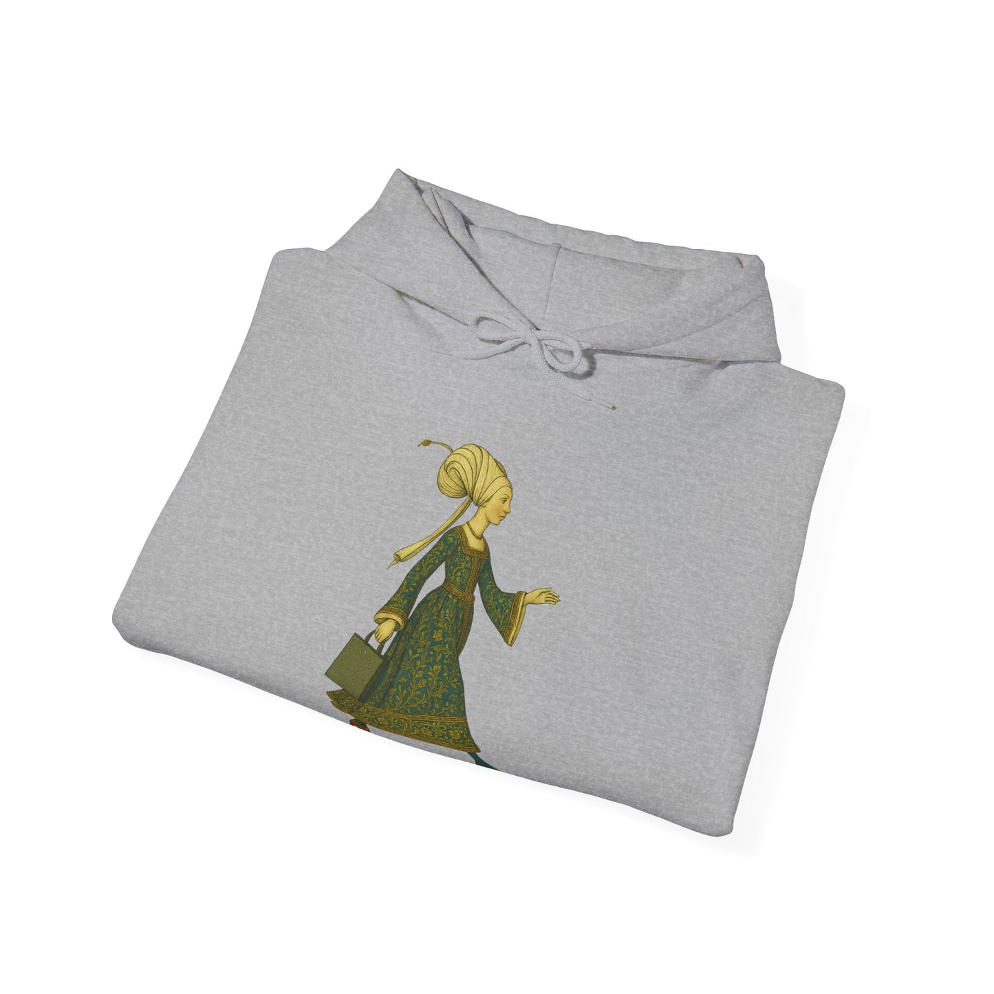 Lady of the Mall – Medieval Fashionista Unisex Hoodie