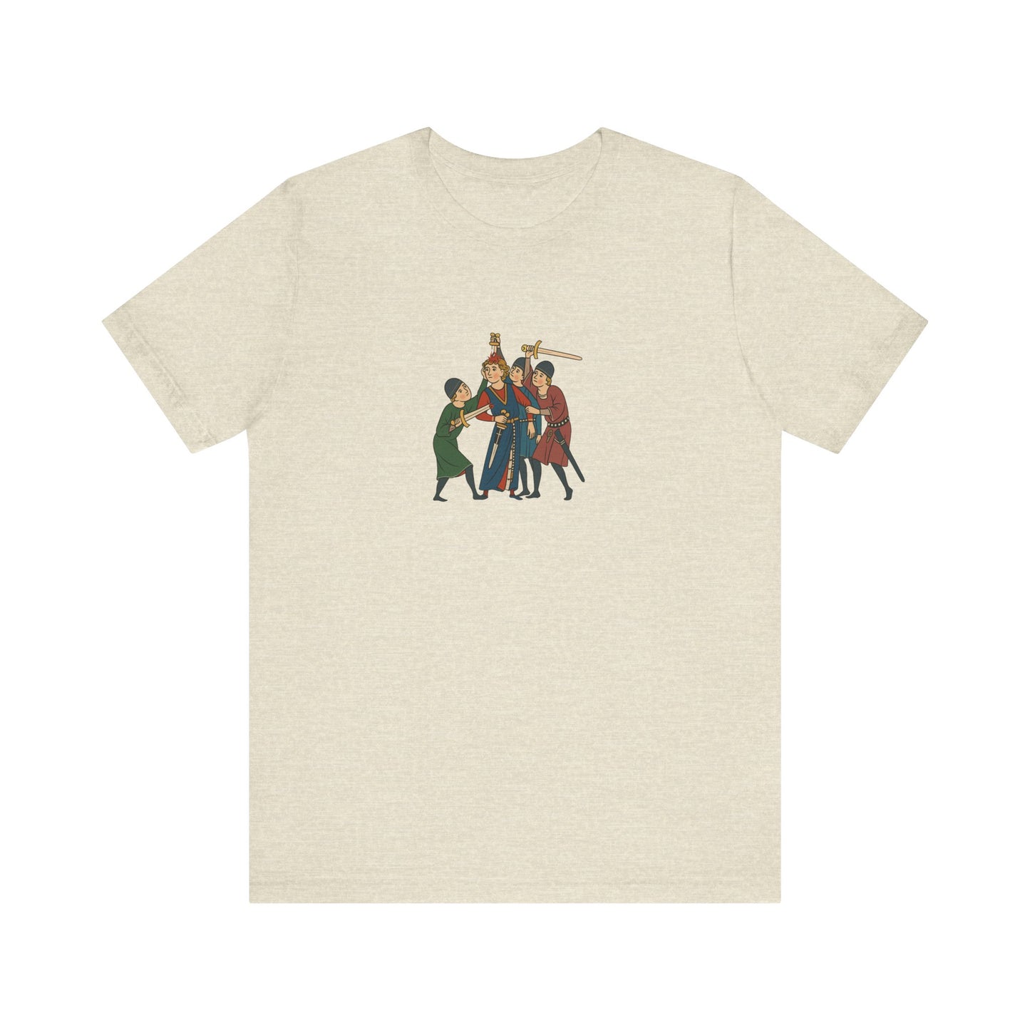 Reinmar von Brennenberg Tapestry, Codex Manesse, Medieval German Art Tee