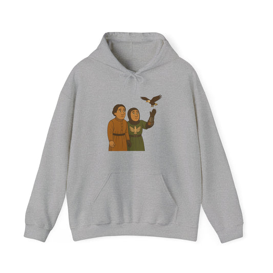 Knight & Falcon - Medieval Unisex Hoodie