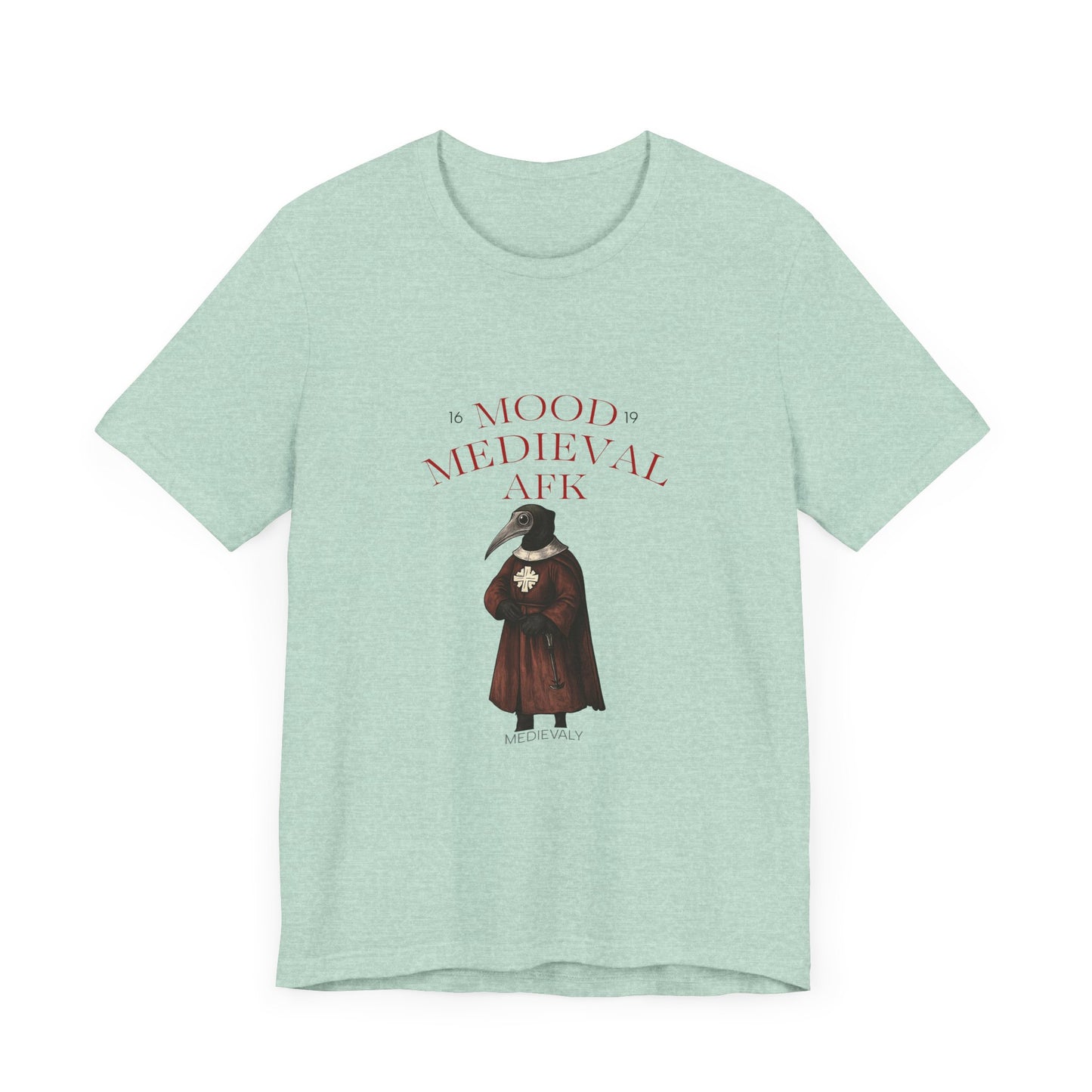 Hanseatic Art, Medieval Plague Doctor MOOD MEDIEVAL AFK Unisex Softstyle Tee