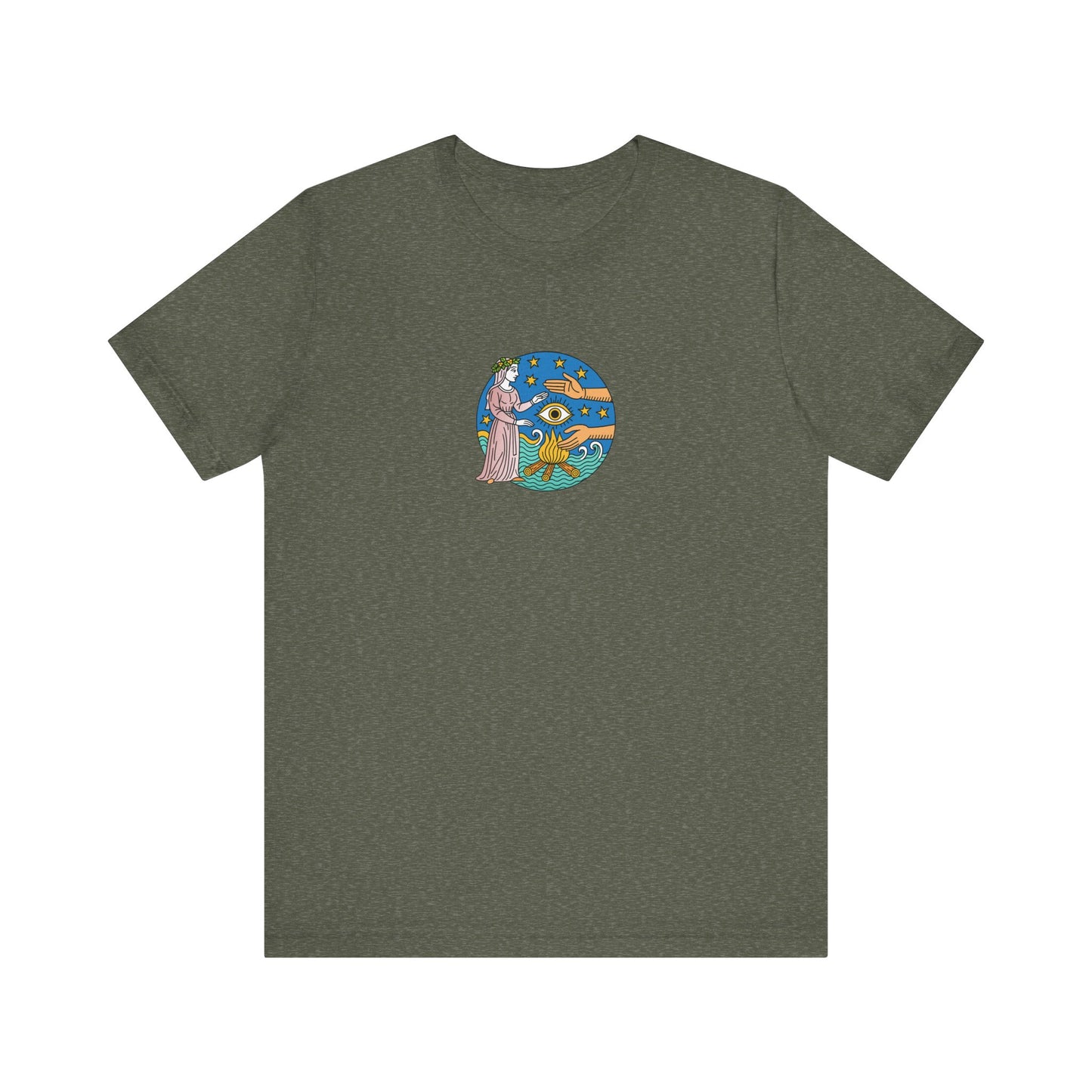 Medieval Mystic Rite of the Firewatcher T-shirt
