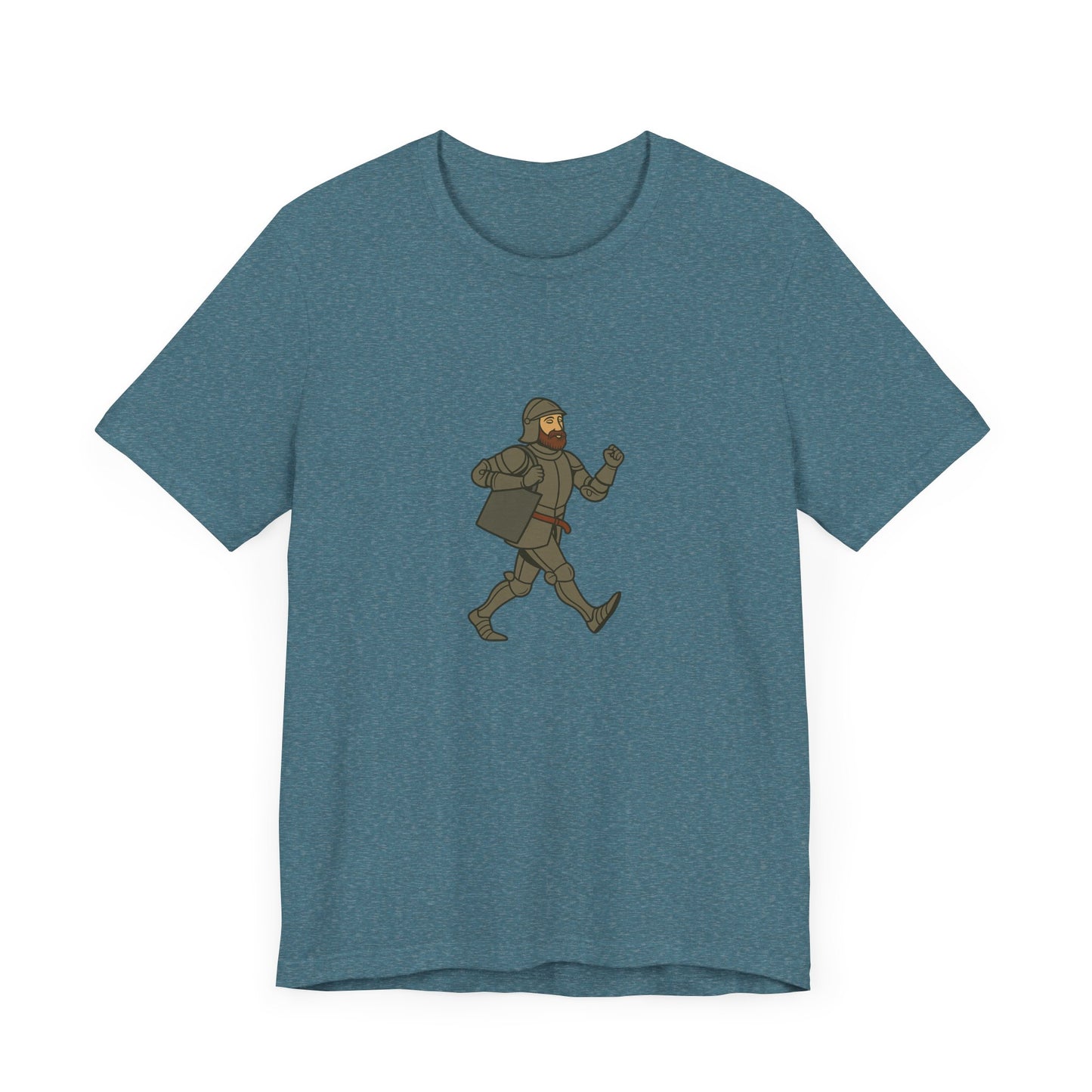 Knight on the Go - Medieval Humor - Urban Chivalry Unisex Heavy Cotton Women T-shirt