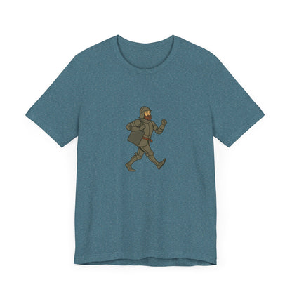 Knight on the Go - Medieval Humor - Urban Chivalry Unisex Heavy Cotton Women T-shirt