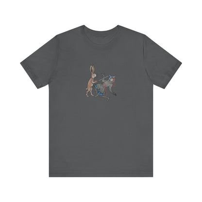 Killer Bunny, Remastered Marginalia Manuscript Art Tee