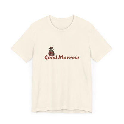 Hanseatic Art, Medieval Plague Doctor with Good Morrow Unisex Softstyle T-Shirt