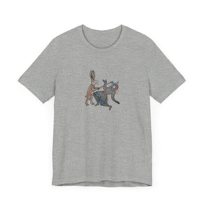 Killer Bunny, Remastered Marginalia Manuscript Art Tee