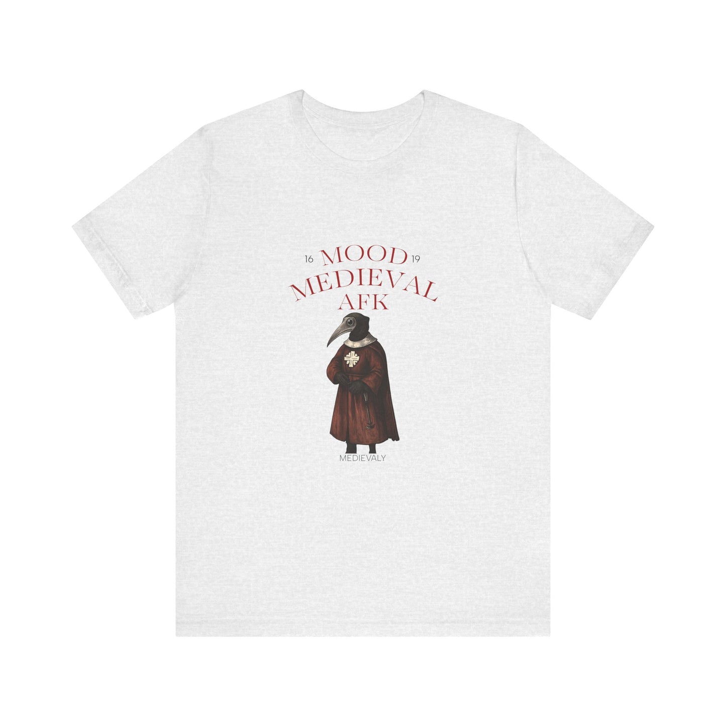 Hanseatic Art, Medieval Plague Doctor MOOD MEDIEVAL AFK Unisex Softstyle Tee