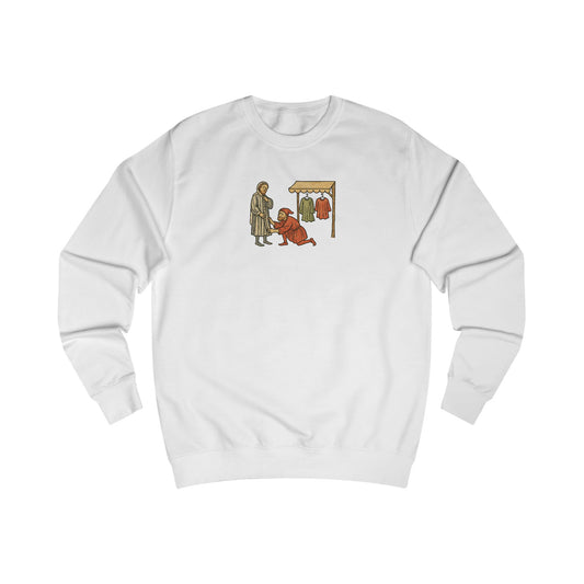 Tailor of Yore - Medieval Artistic Vintage Cartoon Unisex Sweatshirt