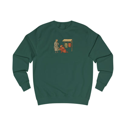 Tailor of Yore - Medieval Artistic Vintage Cartoon Unisex Sweatshirt