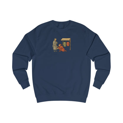 Tailor of Yore - Medieval Artistic Vintage Cartoon Unisex Sweatshirt