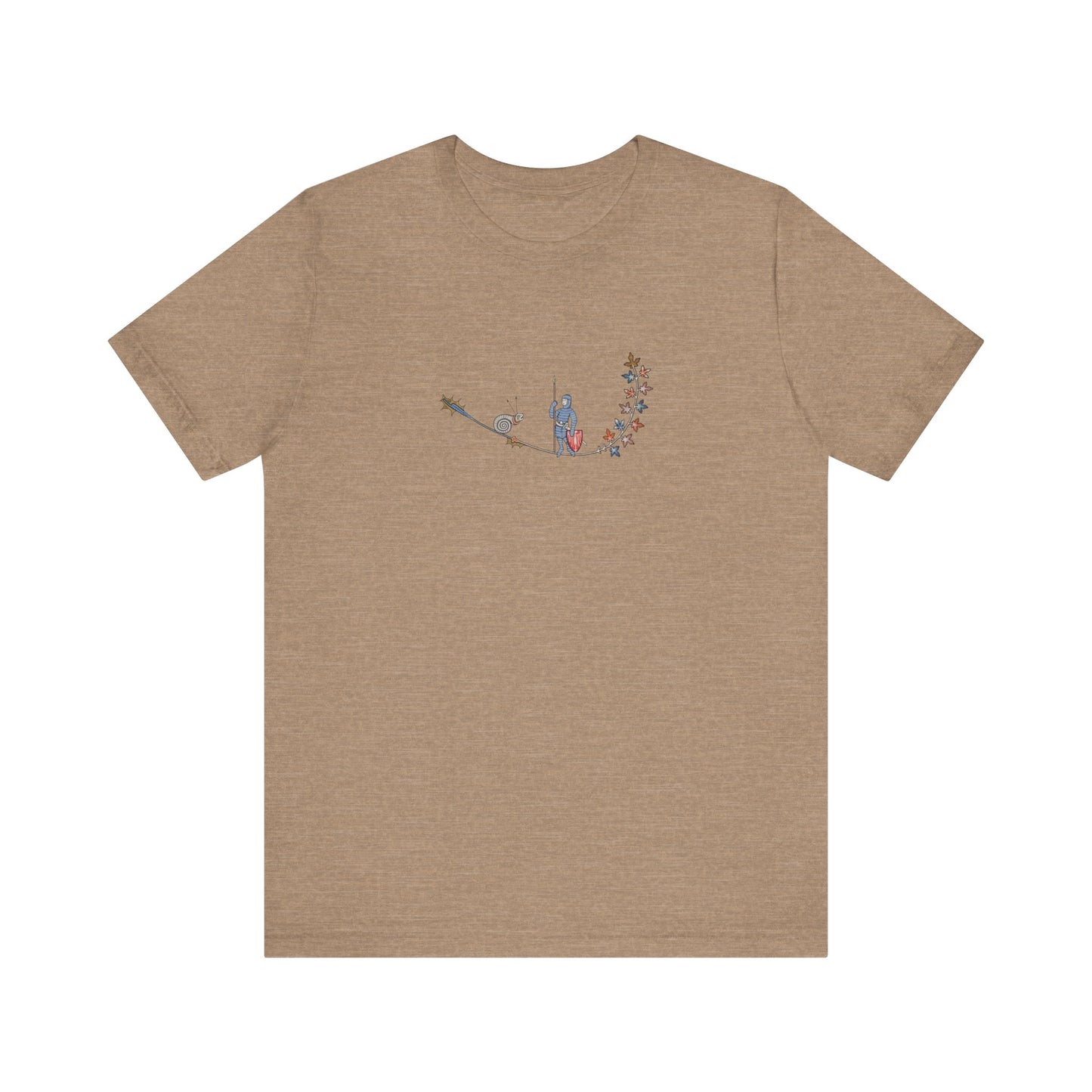 Medieval Snail vs Armed Knight, Marginal manuscript Tee