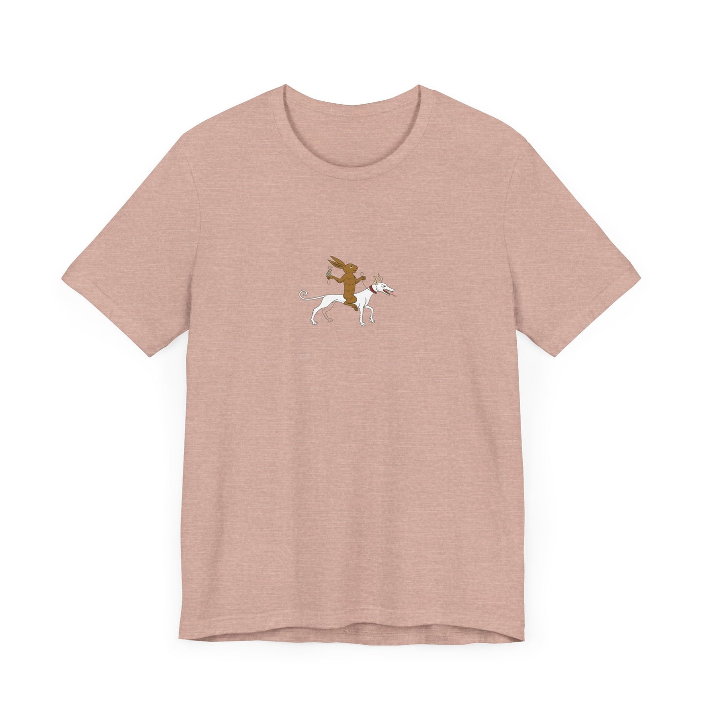 The Hare Riding a Hound, Pontifical of Guillaume Durand, Avignon, before 1390 Tee