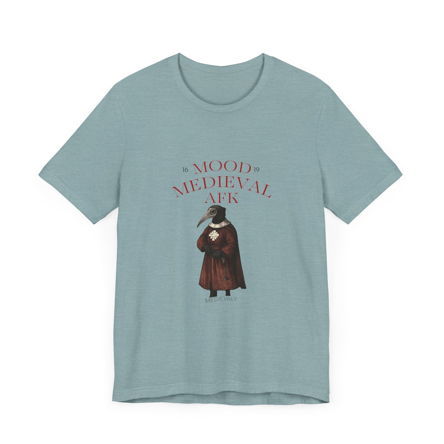 Hanseatic Art, Medieval Plague Doctor MOOD MEDIEVAL AFK Unisex Softstyle Tee