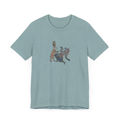 Killer Bunny, Remastered Marginalia Manuscript Art Tee