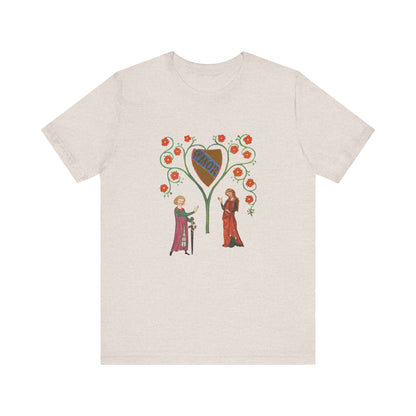 Marginalia Manuscript Romance Art Unisex T-Shirt