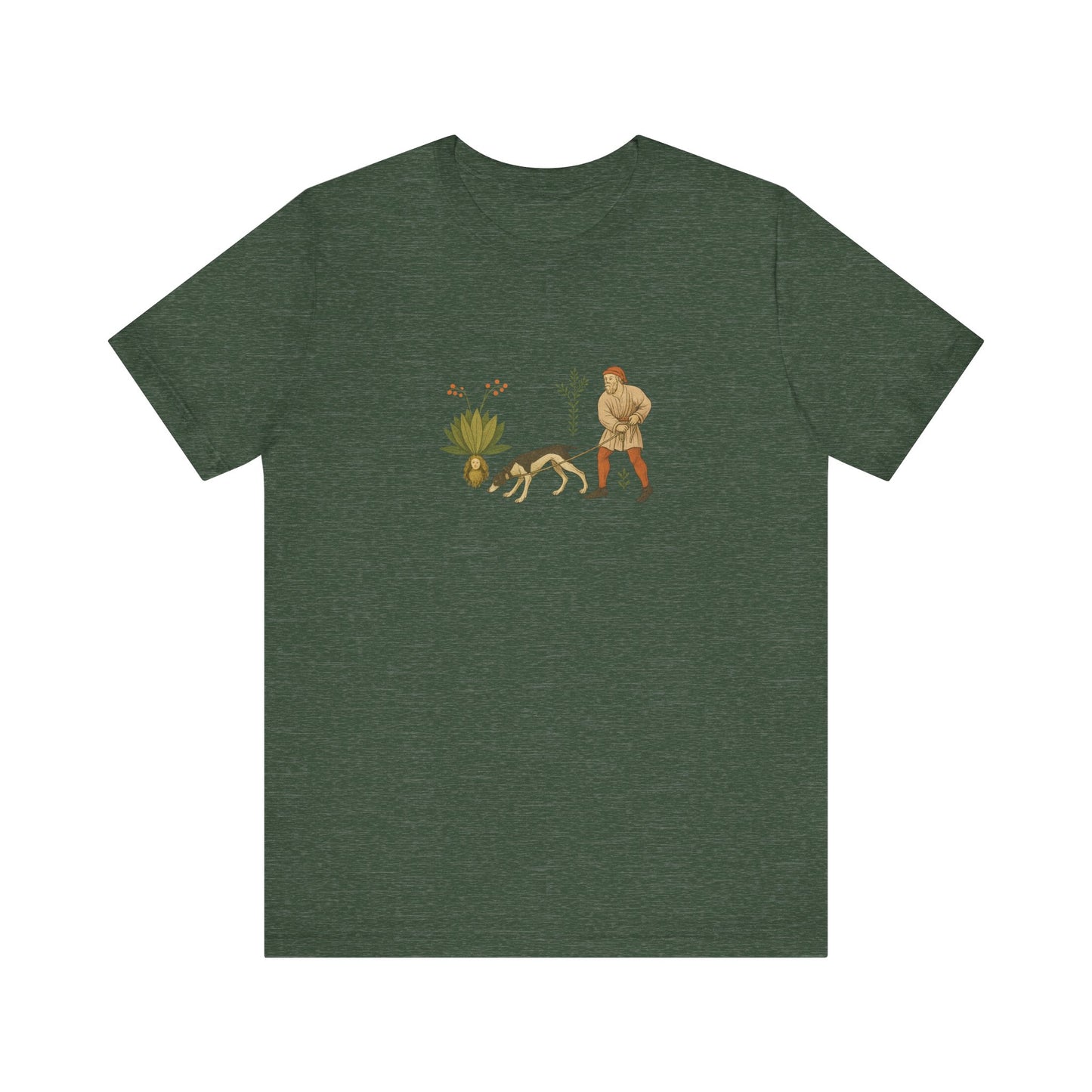 Good Medicine Dogge, Medieval Art Tacuinum Sanitatis Unisex Tee