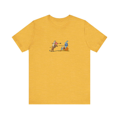 Bunny Snail Rider After MS Yates Thompson 8 F 294, Remastered Marginalia Manuscript Art Tee
