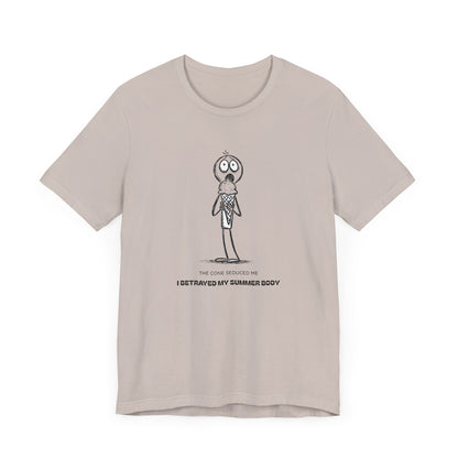 The Ice Cream Lover with Text T-shirt