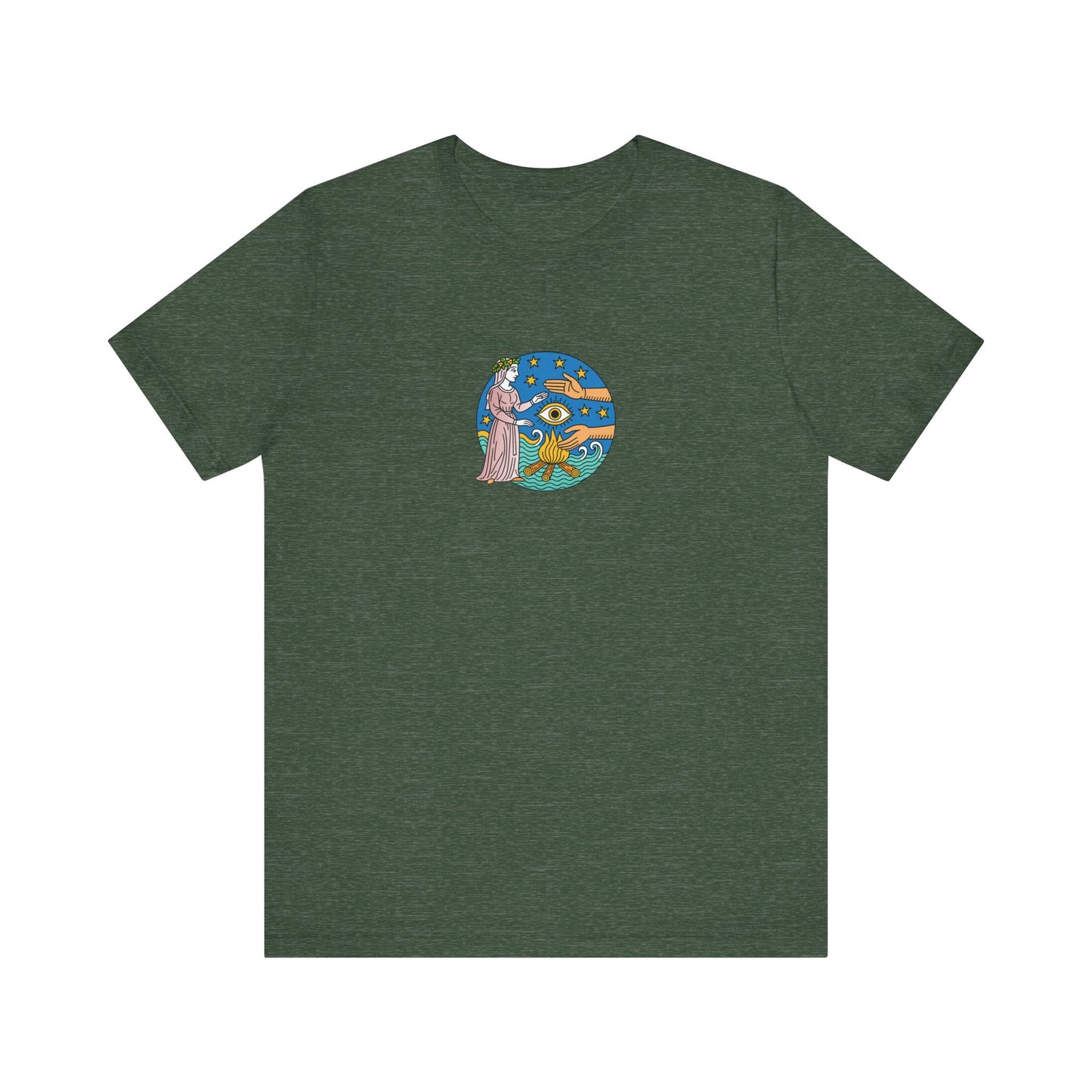 Medieval Mystic Rite of the Firewatcher T-shirt
