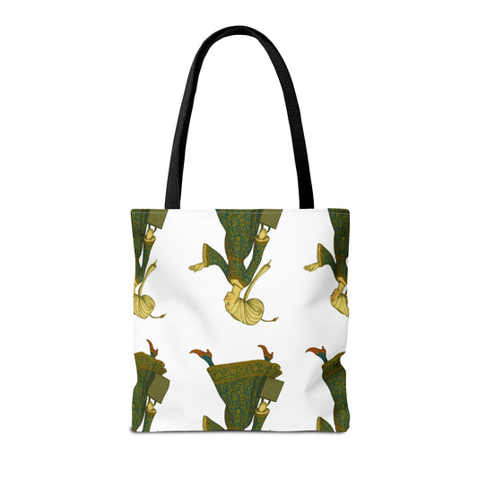 Lady of the Mall – Medieval Fashionista - Elegant Vintage Woman Tote Bag